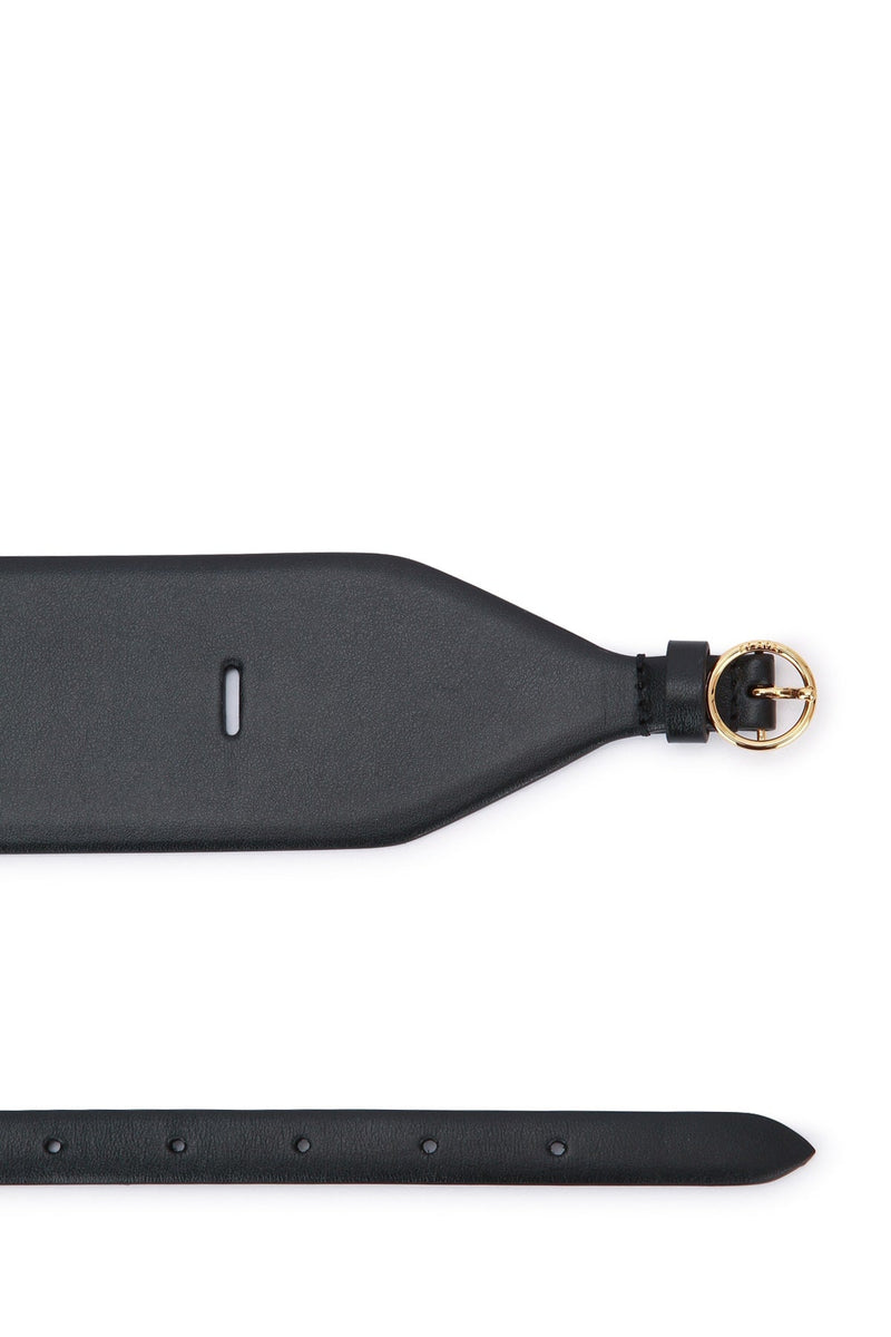 Alaia Belt — Black Leather