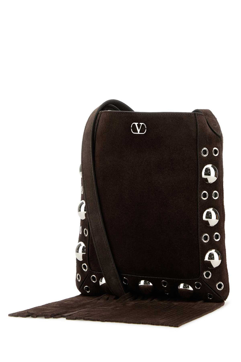 Valentino Garavani Cross Crossbody Bag — Brown