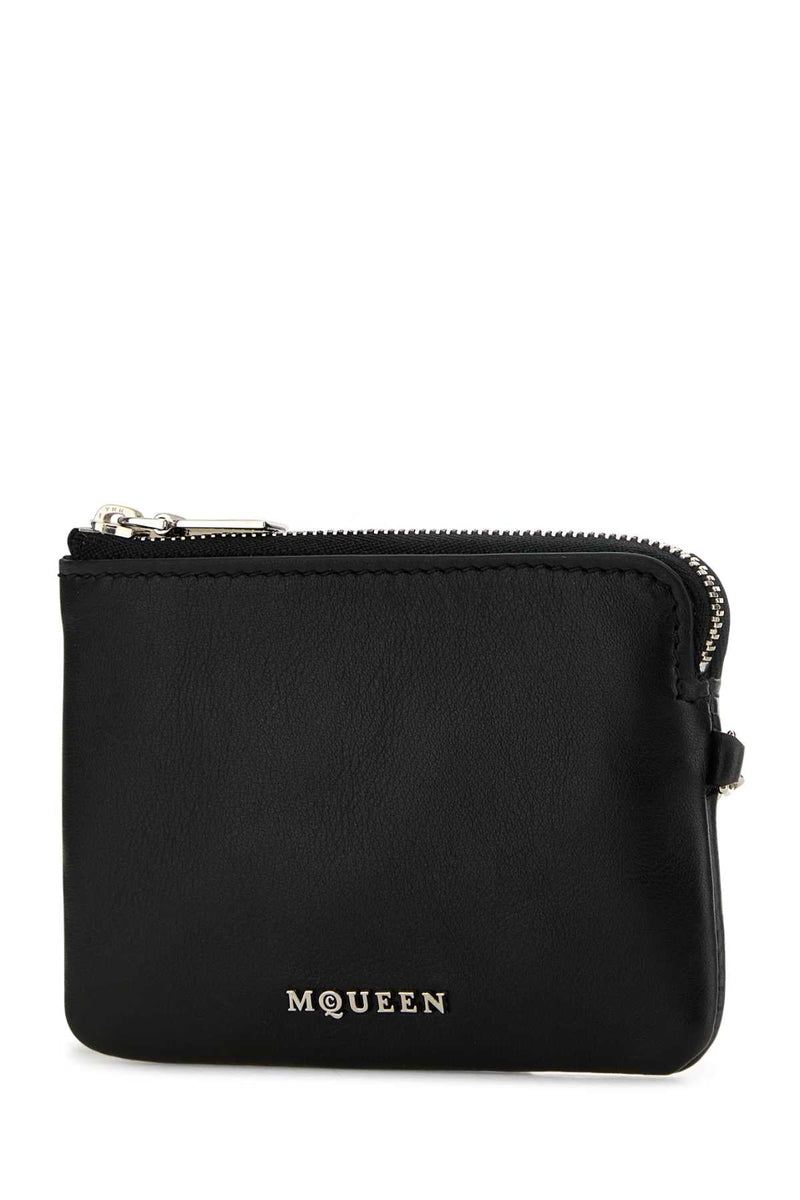 Alexander Mcqueen Coin Wallet — Black