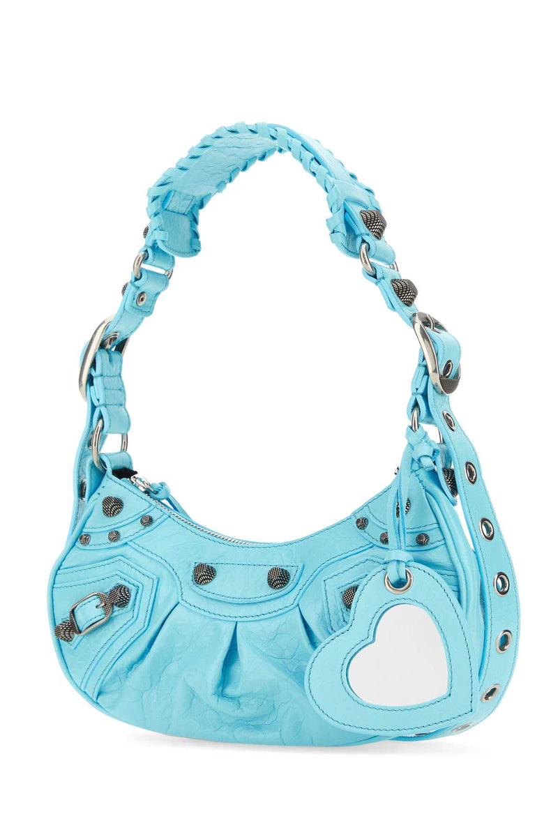 Balenciaga Le Cagole Xs Shoulder Bag — Blue T Domesticated Calf