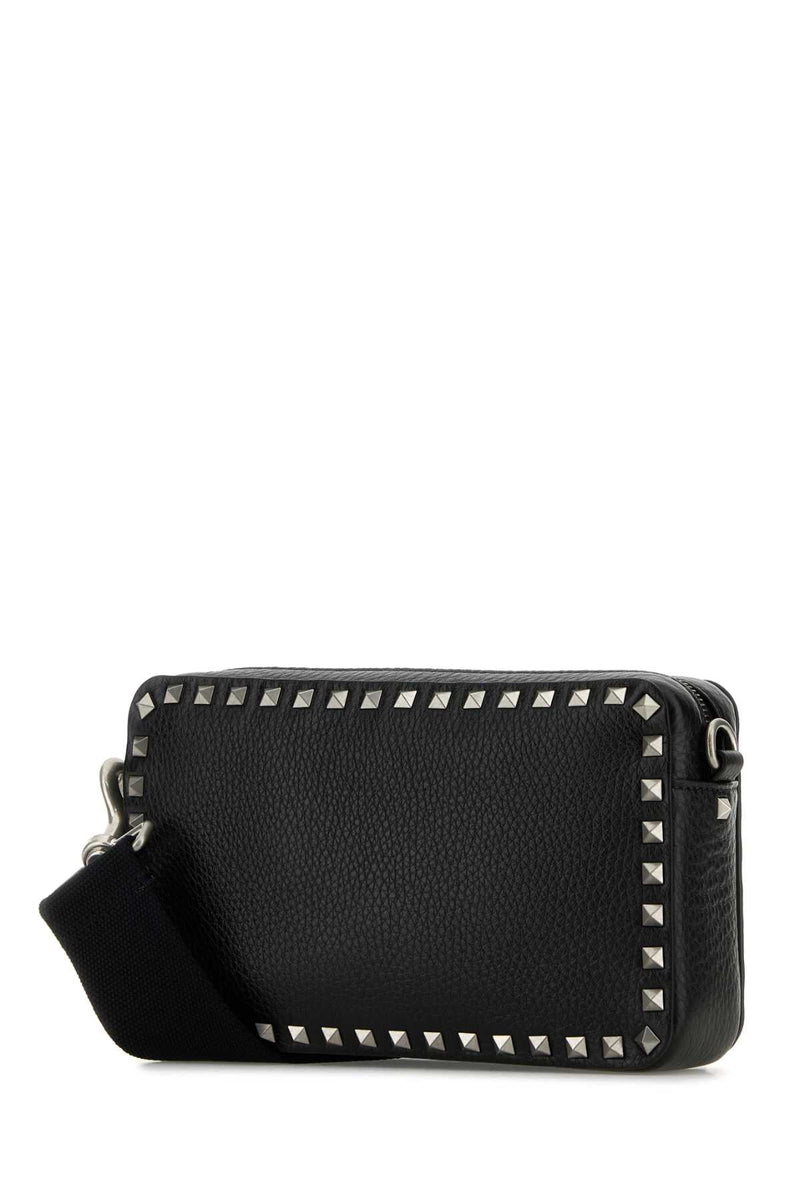 Valentino Garavani Rockstud Crossbody Bag — Black