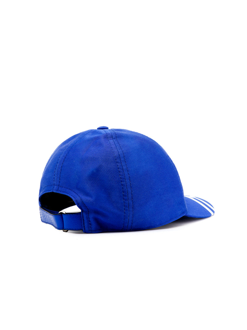 Gucci 6730814hakr4368 Gg Logo Baseball Cap — Blue Cotton Caps