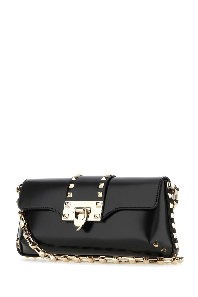Valentino Garavani Rockstud Shoulder Bag — Black