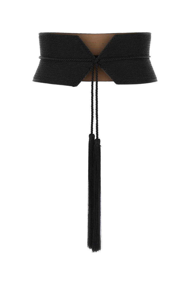 Alaia Bustier Belt — Black