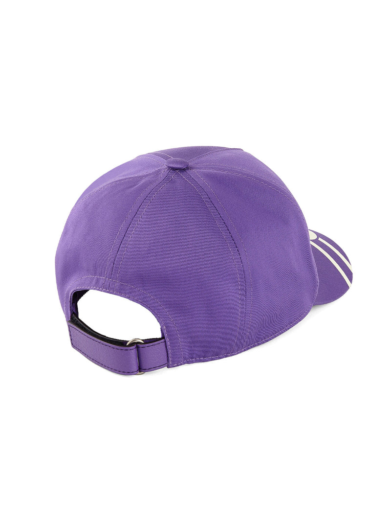 Gucci 6730814hakr5270 Gg Logo Baseball Cap — Purple Cotton Caps