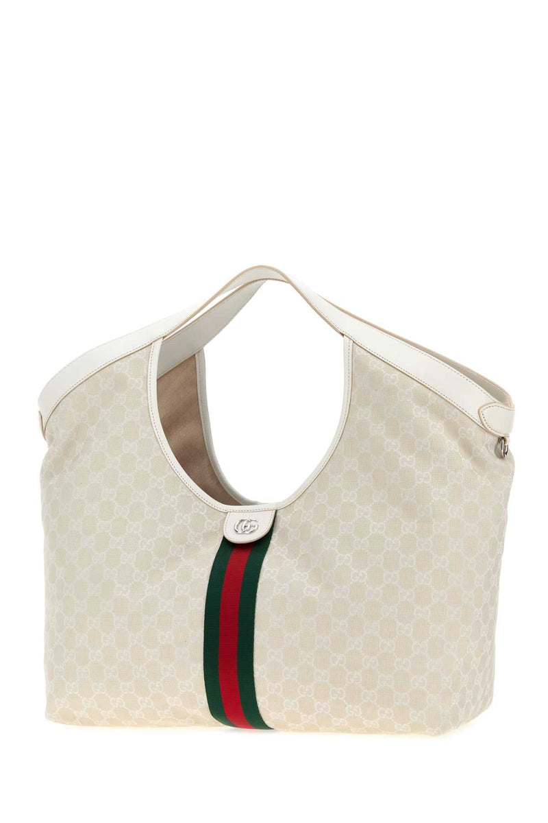 Gucci Ophidia Shoulder Bag — Beige