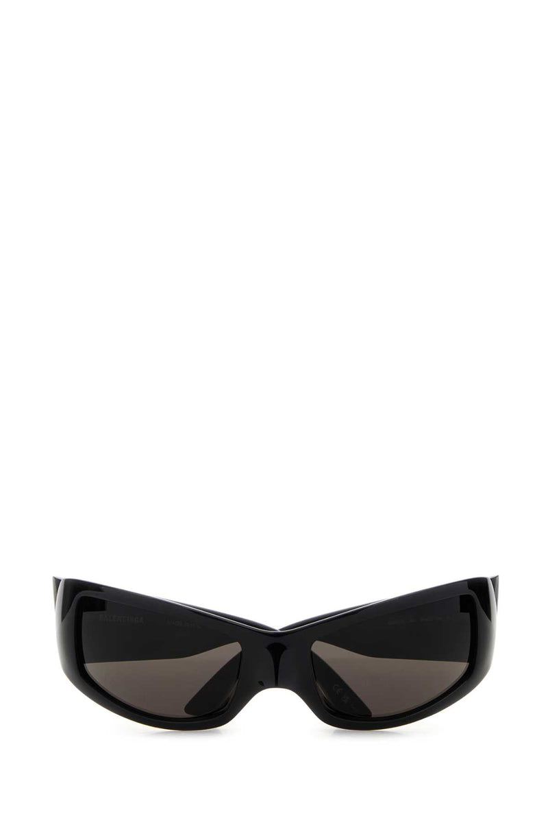 Balenciaga Raven Sunglasses — Black Exterior: Acetate