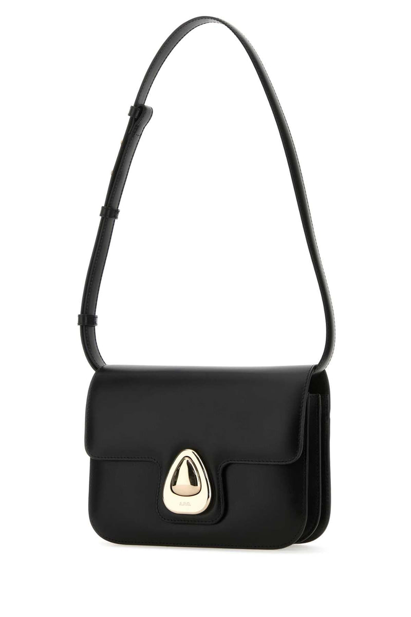 A.p.c. Crossbody Bag — Black Calf