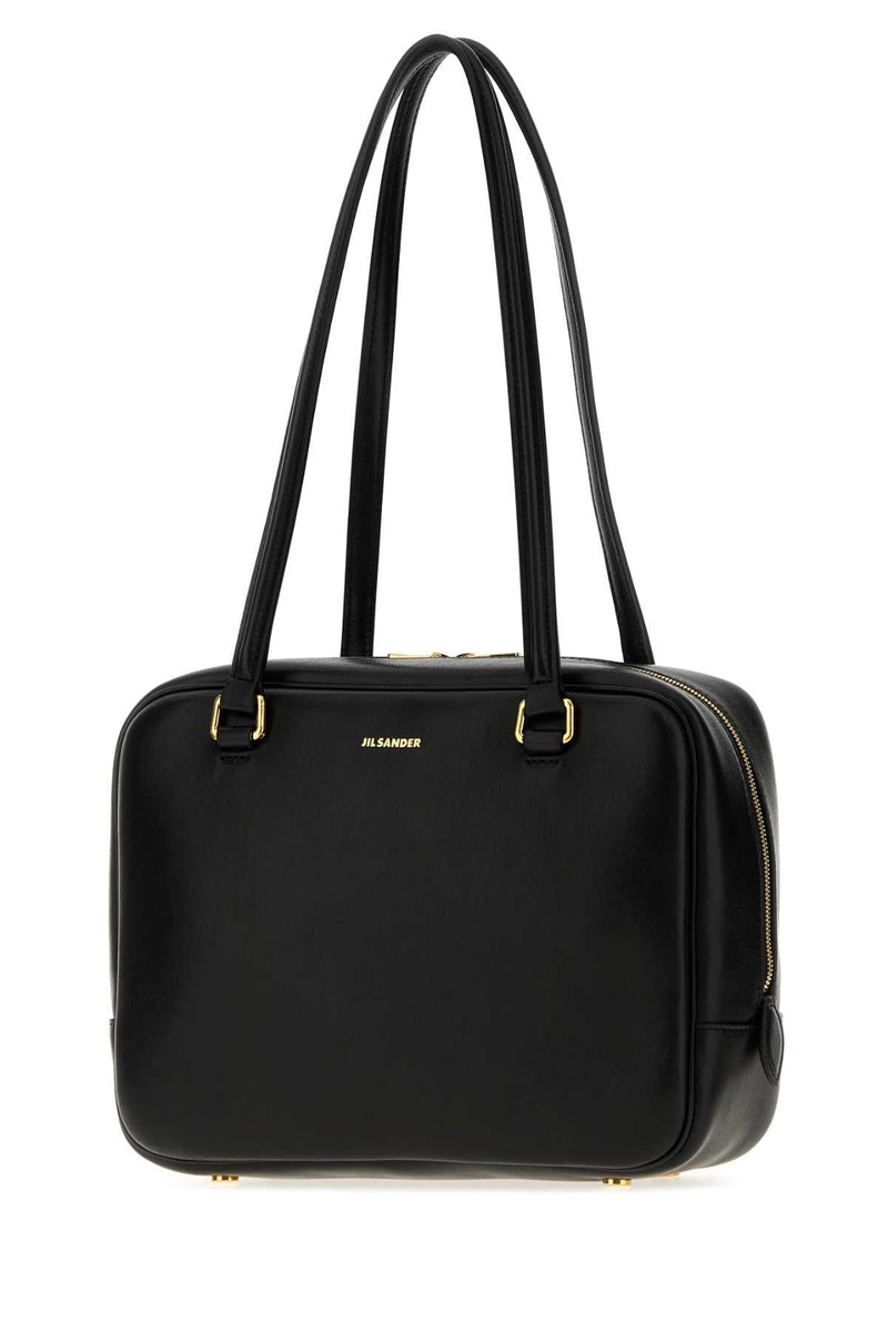 Jil Sander Vision Shoulder Bag — Black