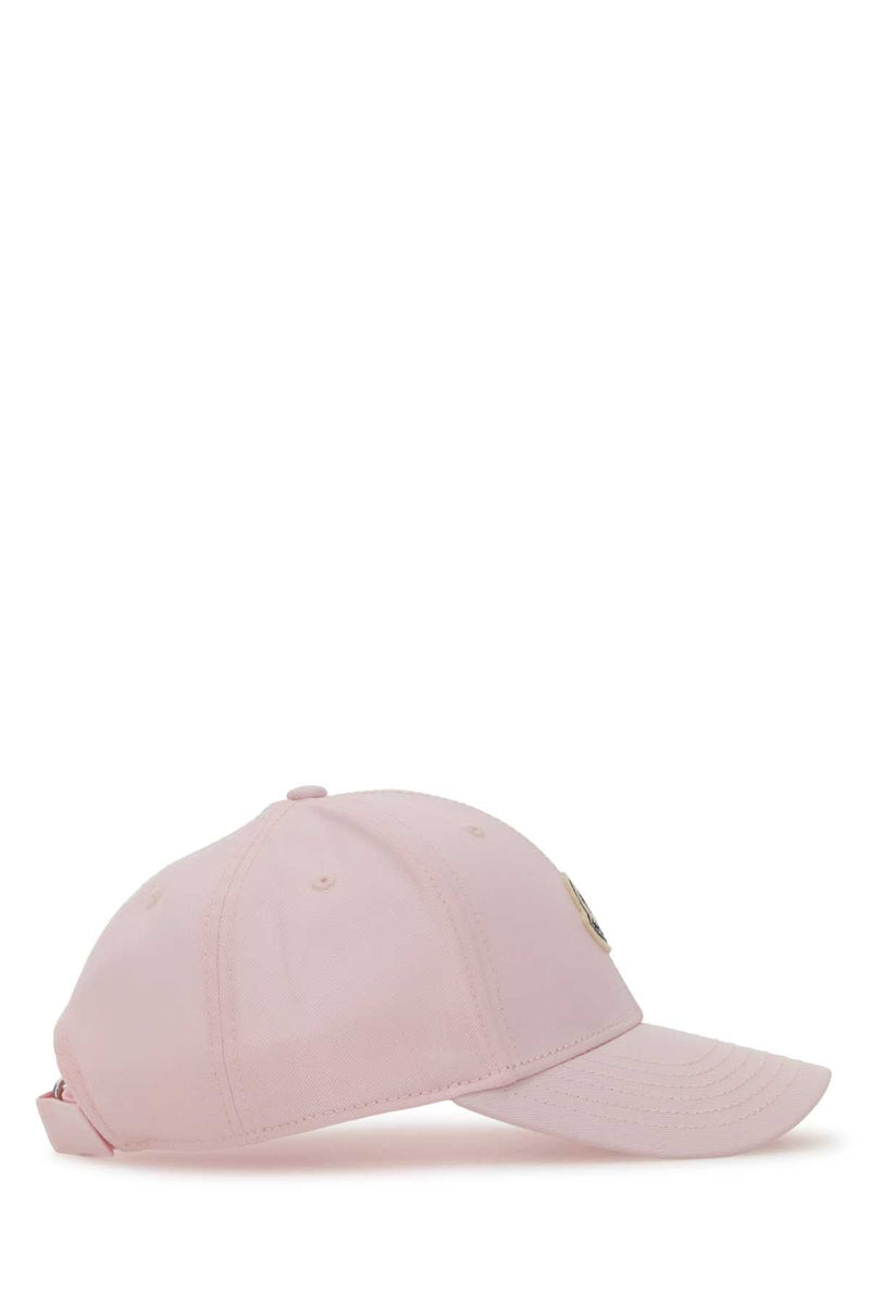 Moncler Baseball Cotton Cap — Pink Base Fabric: Caps