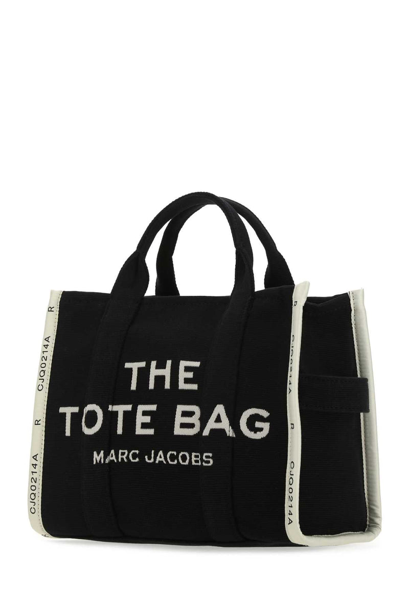 Marc Jacobs Mano Tote Bag — Black Cotton + Polyester