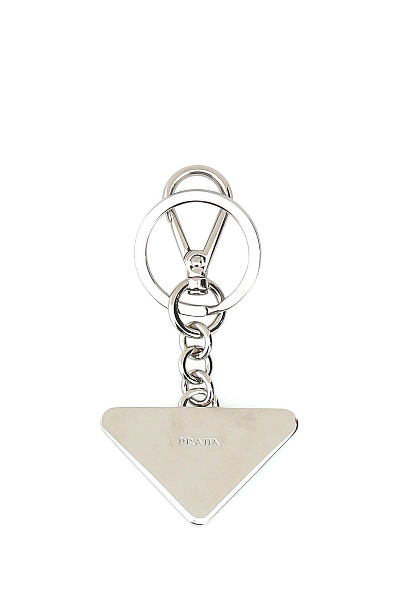 Prada Milano Key Case — Black Acciaio-vitello Keychains