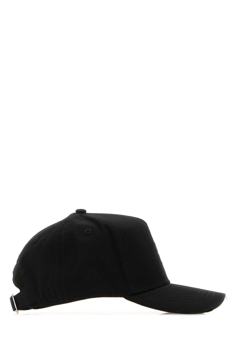 Dsquared2 Hat Cotton Baseball Cap — Black Exterior: Caps