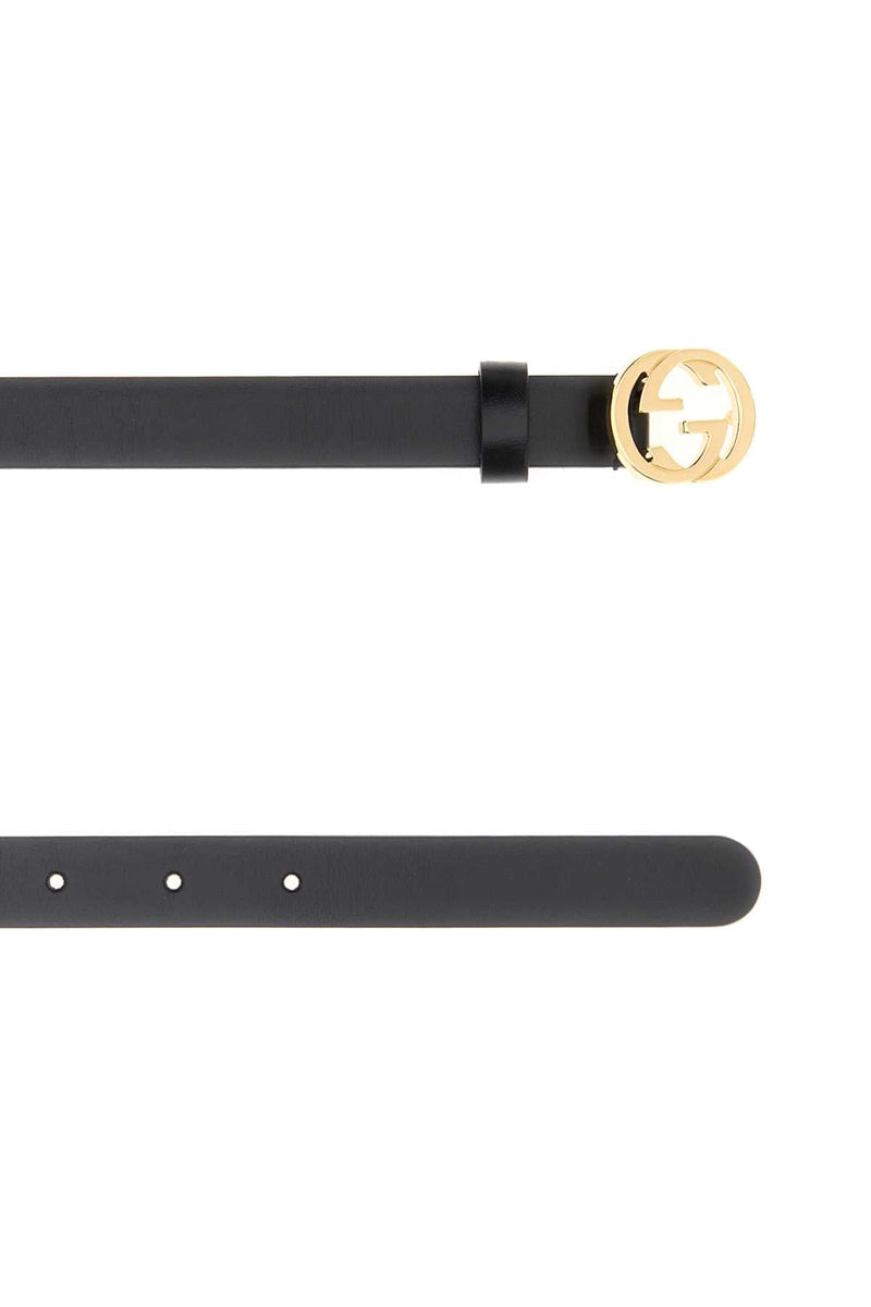 Gucci Leather Belt — Black