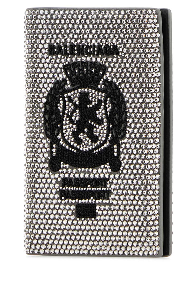 Balenciaga Holder Passport — Silver T Glass Wallet