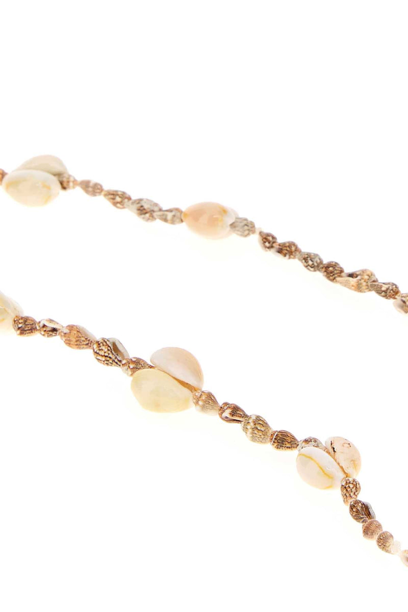 Alanui Cowrie Shell Necklace — Beige Necklaces