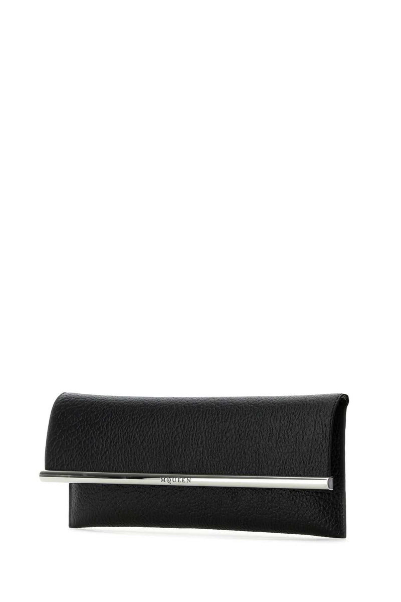 Alexander Mcqueen Long Clutch — Black