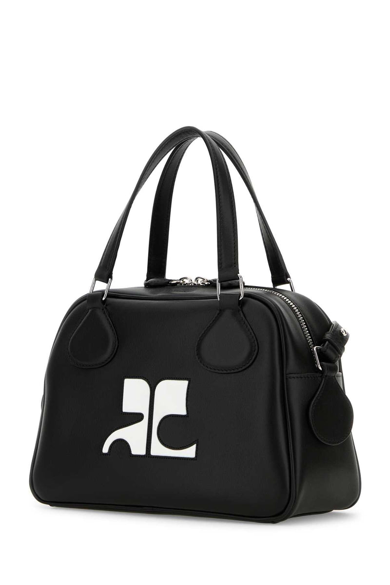 Courrèges Bowlingbag Bowling Bag — Black Top Handle