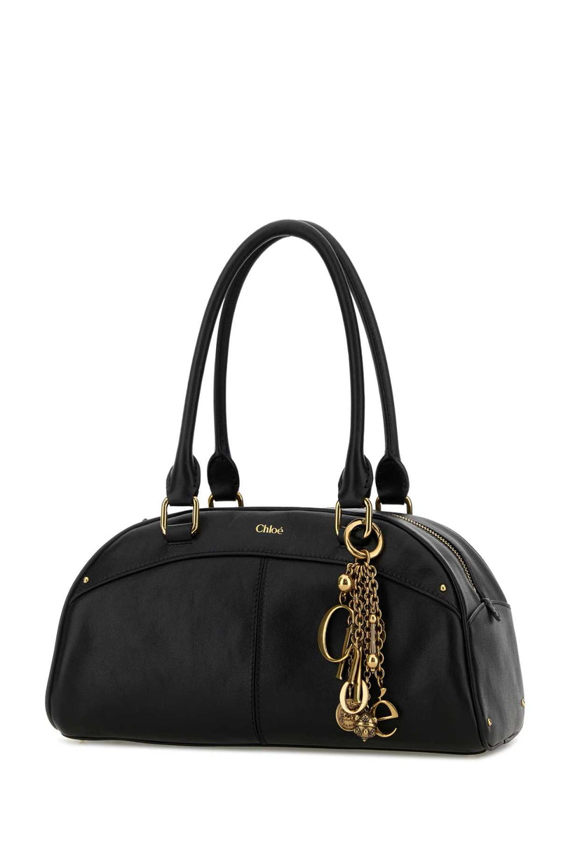 Chloé Bowling Shoulder Bag — Black