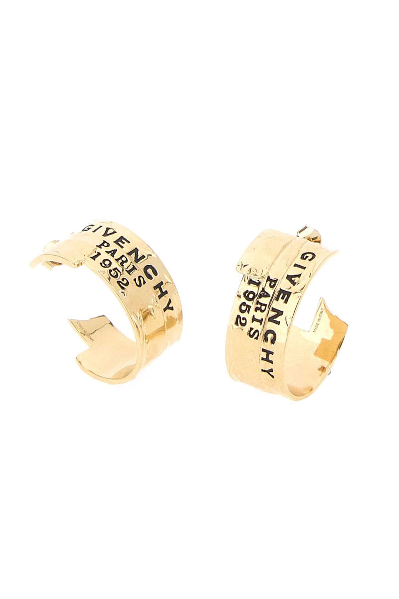 Givenchy Tape Earrings — Gold