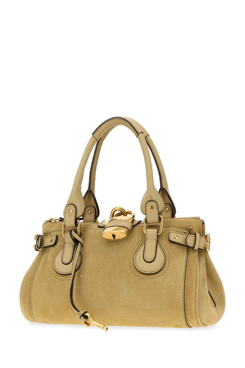 Chloé Paddington Shoulder Bag — Beige