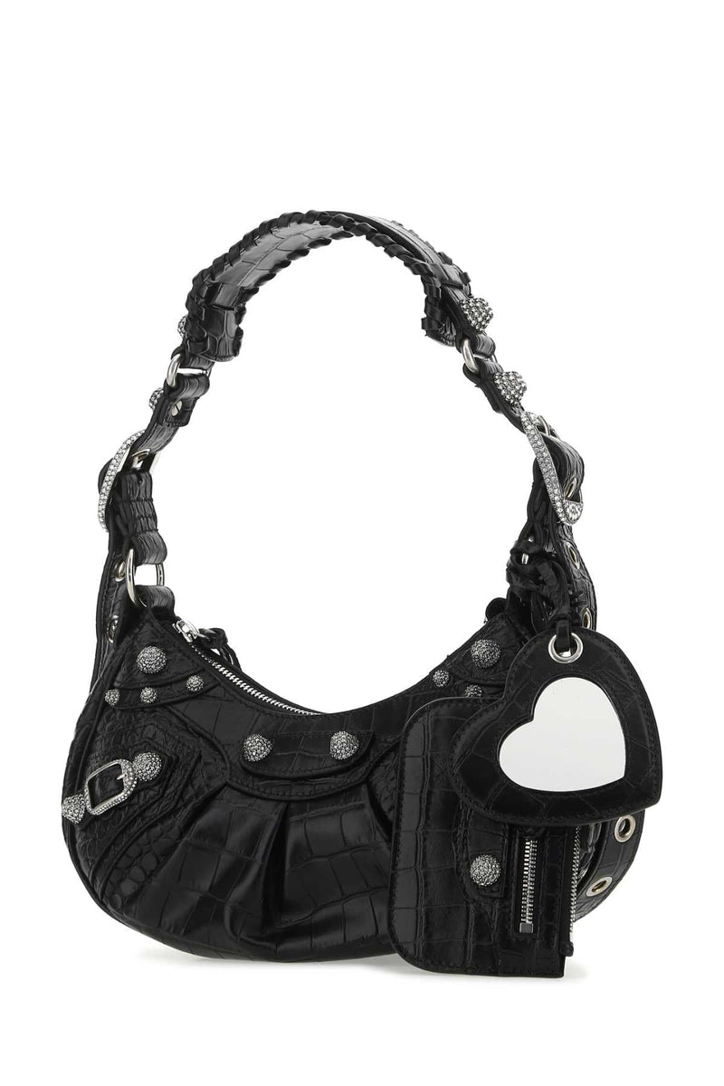Balenciaga Le Cagole Xs Shoulder Bag — Black T Domesticated Calf