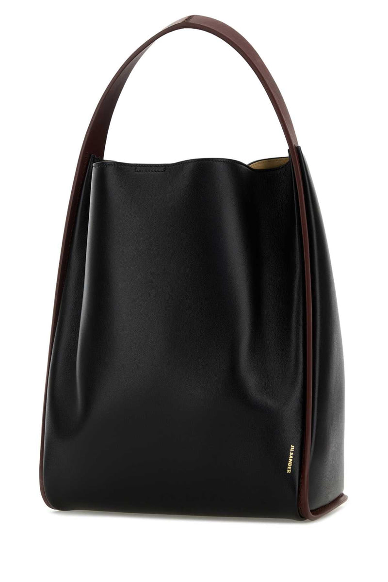 Jil Sander Pivot Bucket Bag — Black