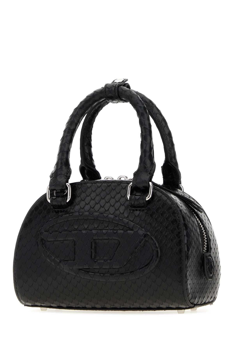 Diesel Dome Top Handle Bag — Black