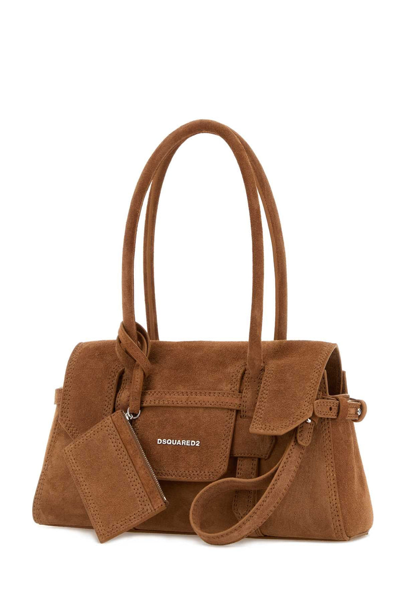 Dsquared2 Twin Shoulder Bag — Tan