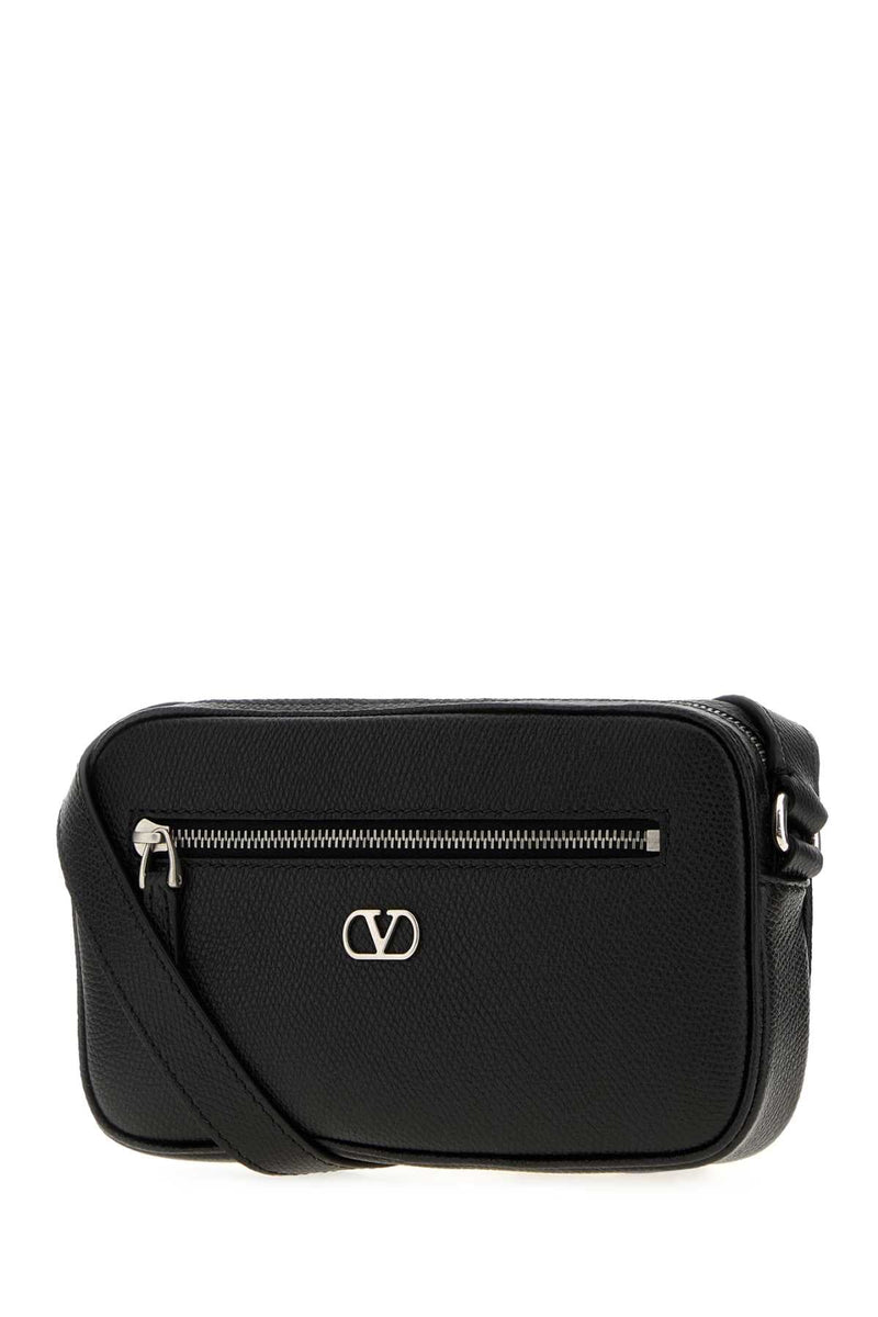 Valentino Garavani Vlogo Crossbody Bag — Black