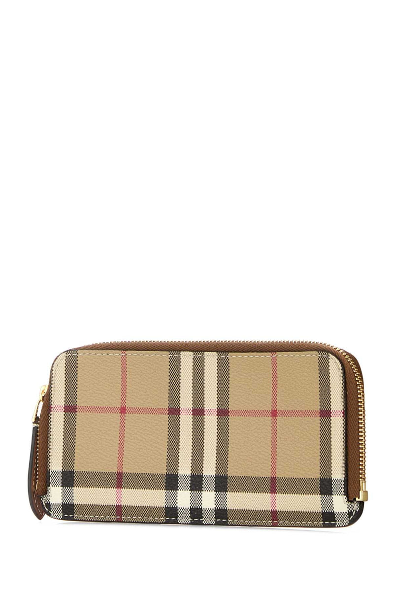 Burberry Long Card Holder — Brown Wallet
