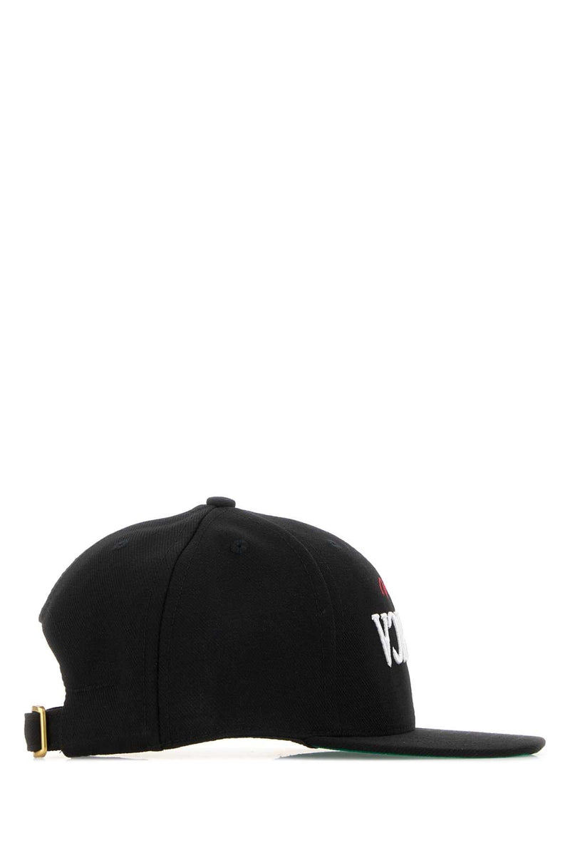Willy Chavarria Welcome Baseball Cap — Black Exterior: Polyester Caps