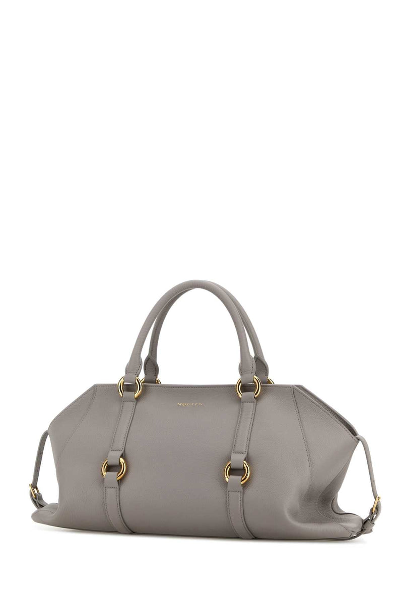 Alexander Mcqueen Farringdon Shoulder Bag — Gray