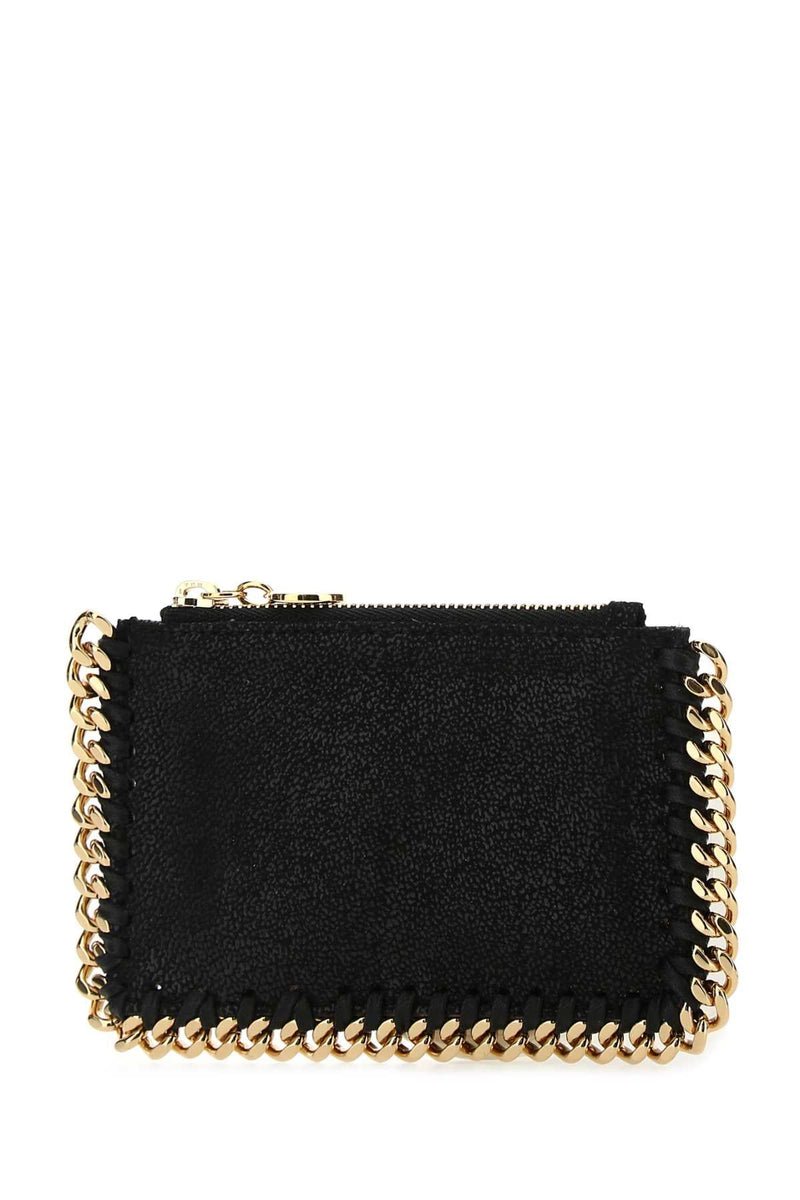 Stella Mccartney Card Case — Black F: Polyester Wallet
