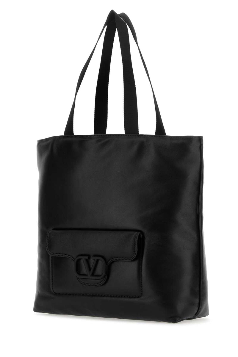 Valentino Garavani Noir Tote Bag — Black