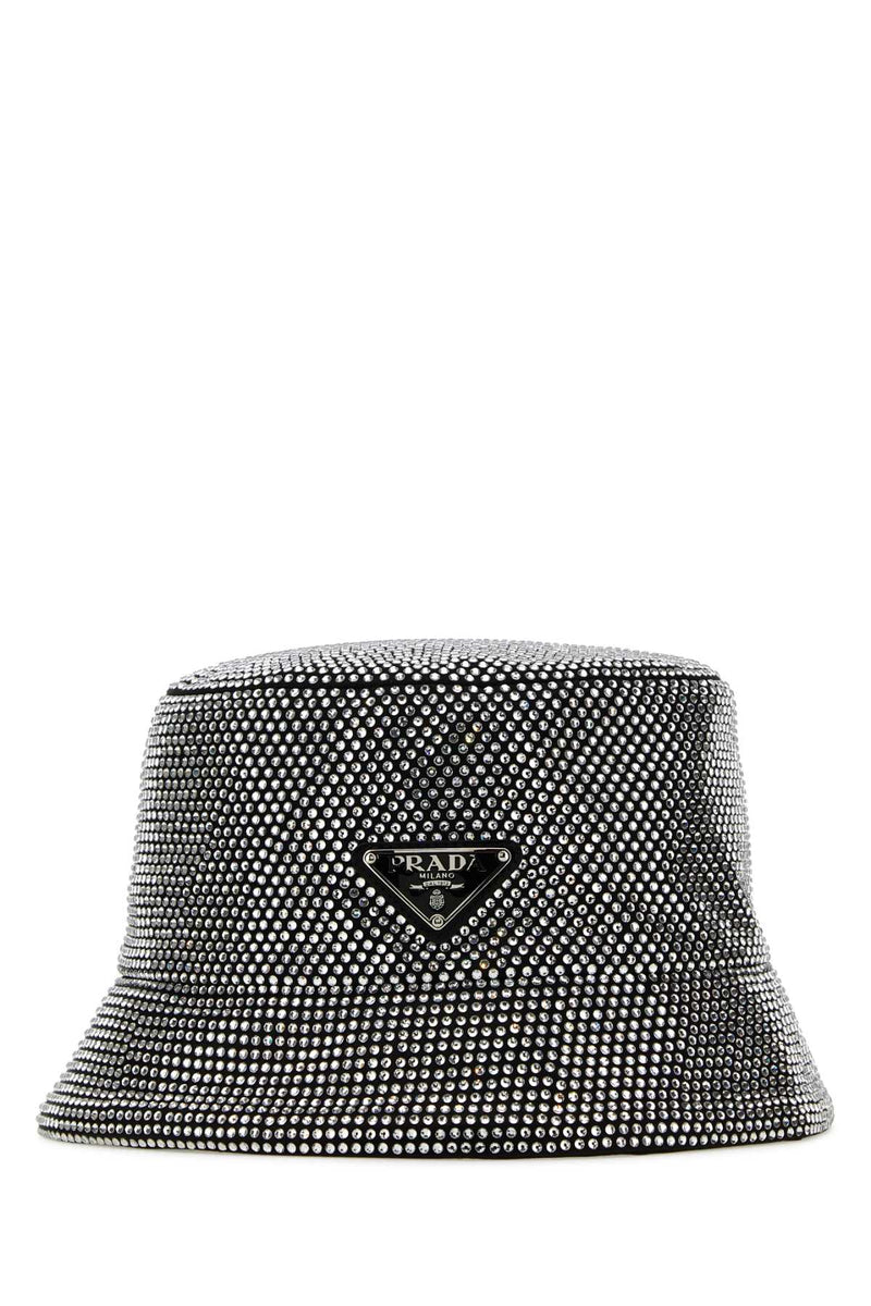 Prada Beauty Bucket Hat — Silver