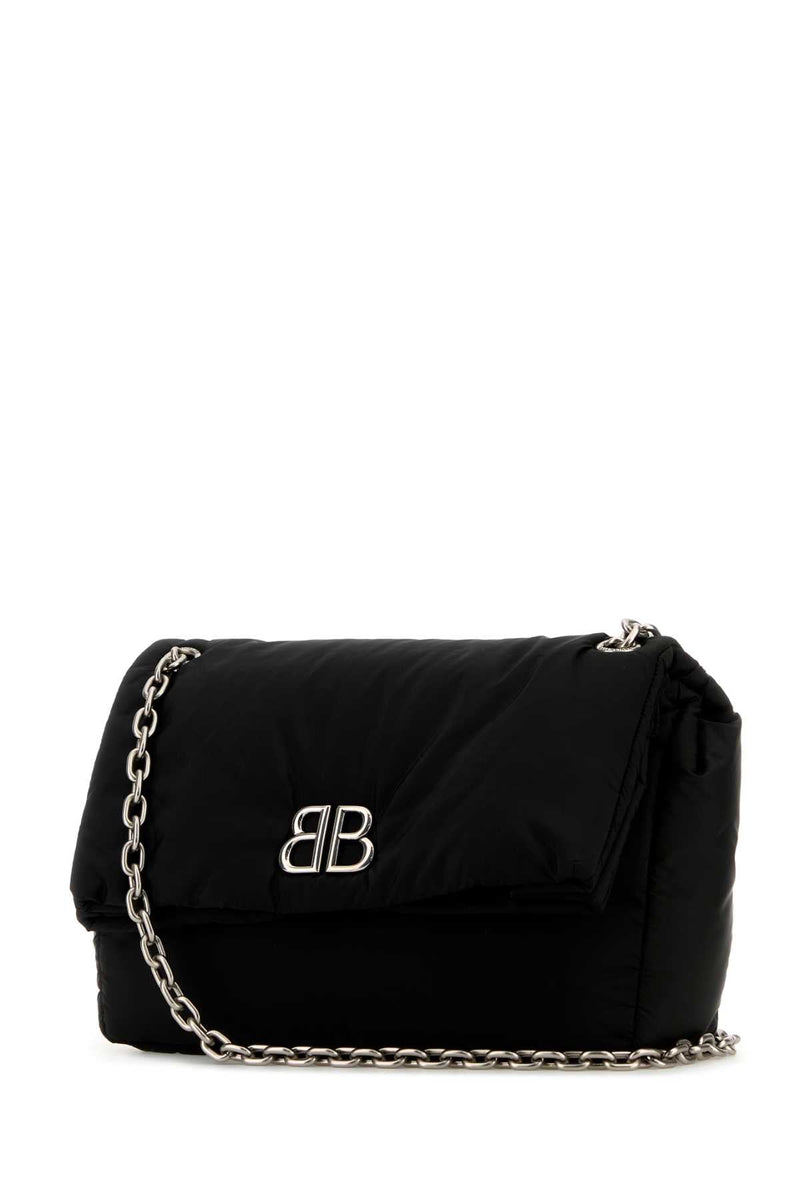 Balenciaga Monaco Shoulder Bag — Black