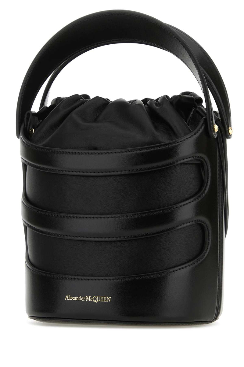 Alexander Mcqueen Bucket Bag — Black