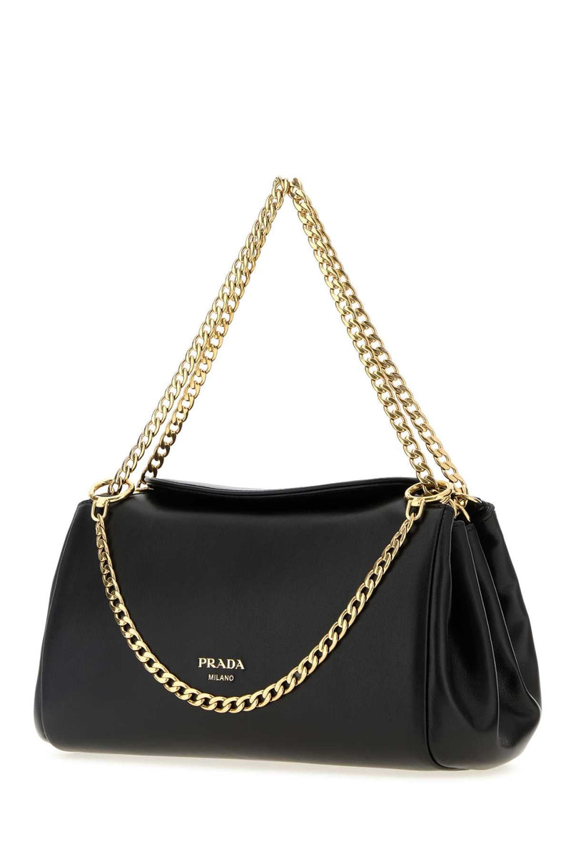 Prada Shoulder Bag — Black Agnello