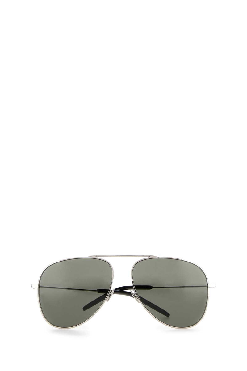 Saint Laurent Sl Sunglasses — Silver Exterior: Metal