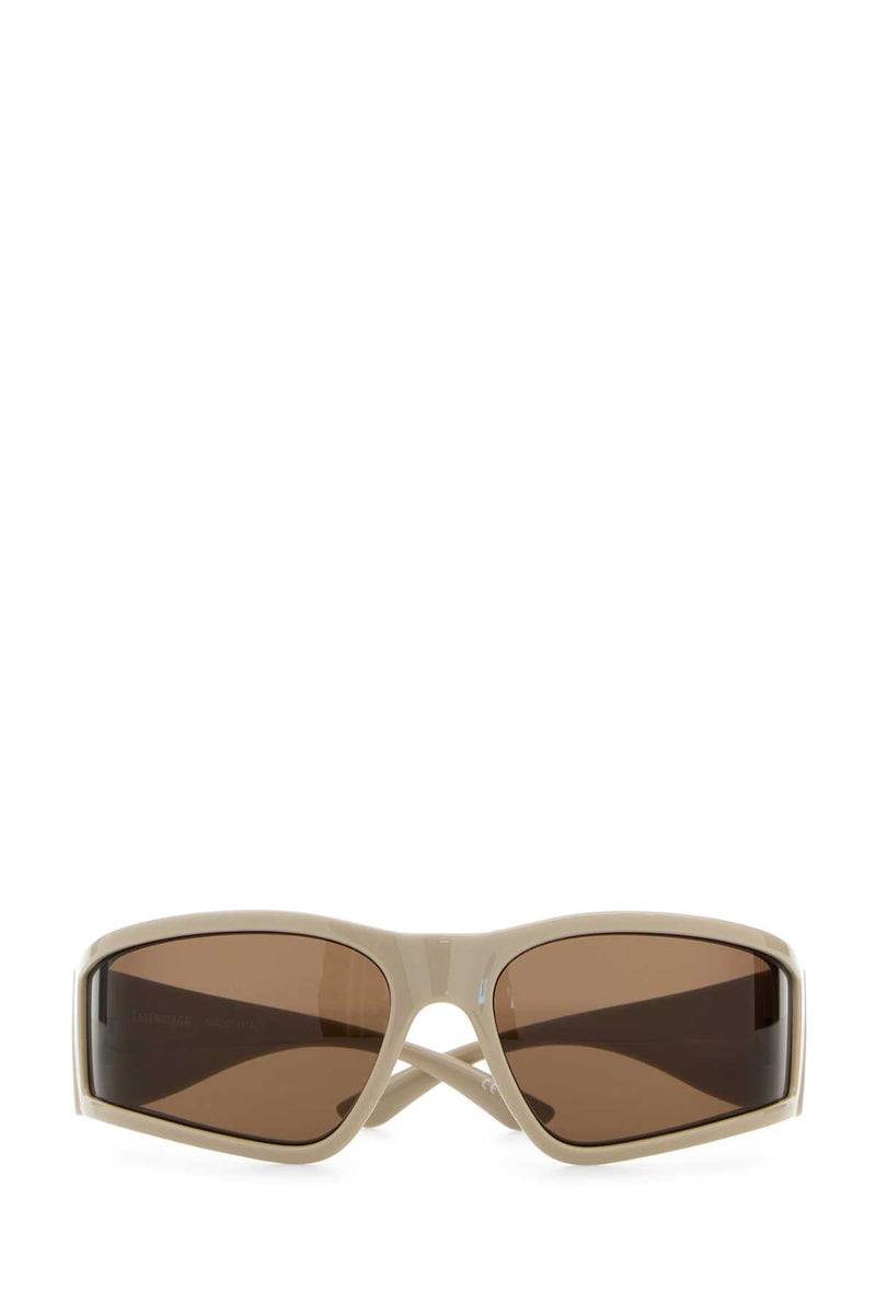 Balenciaga Sunset Acetate Sunglasses — Beige Exterior