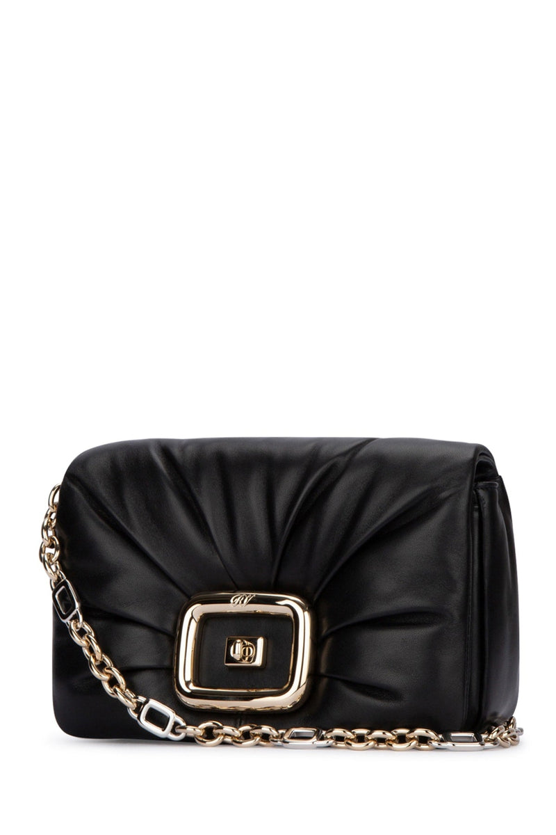Roger Vivier Shoulder Bag — Black Nappa Dream Heavy Sp. 0.8/1.0