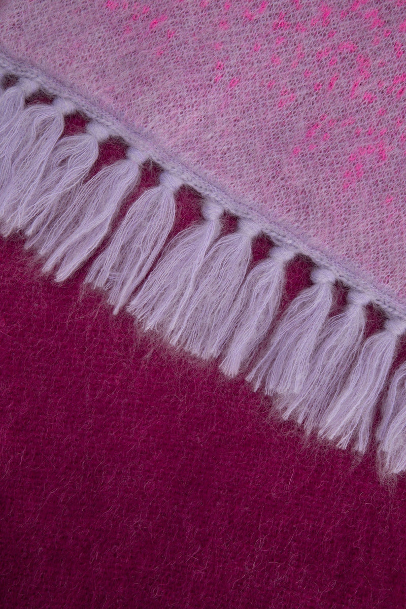 Fendi Kids Ombré Cotton Scarf — Pink Scarfs
