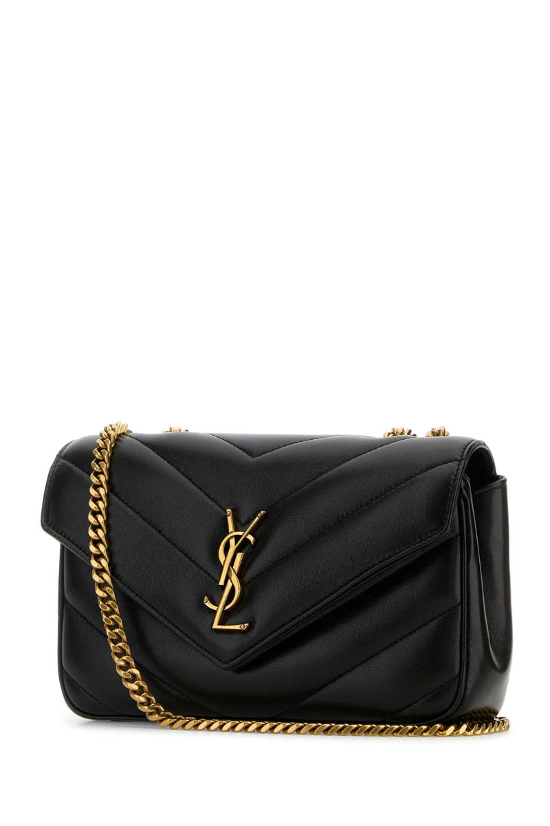 Saint Laurent Loulou Shoulder Bag — Black
