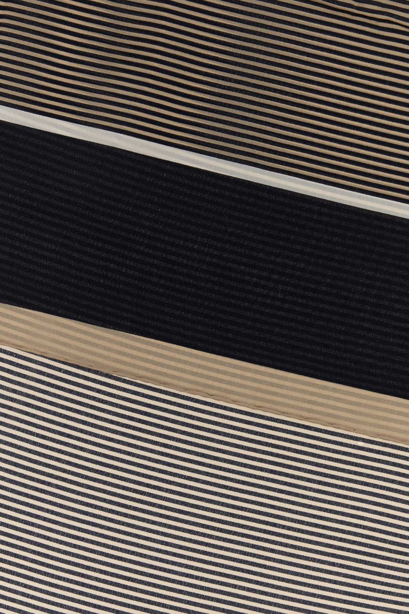 Saint Laurent Rayures Scarf — Navy Exterior: Silk Scarfs