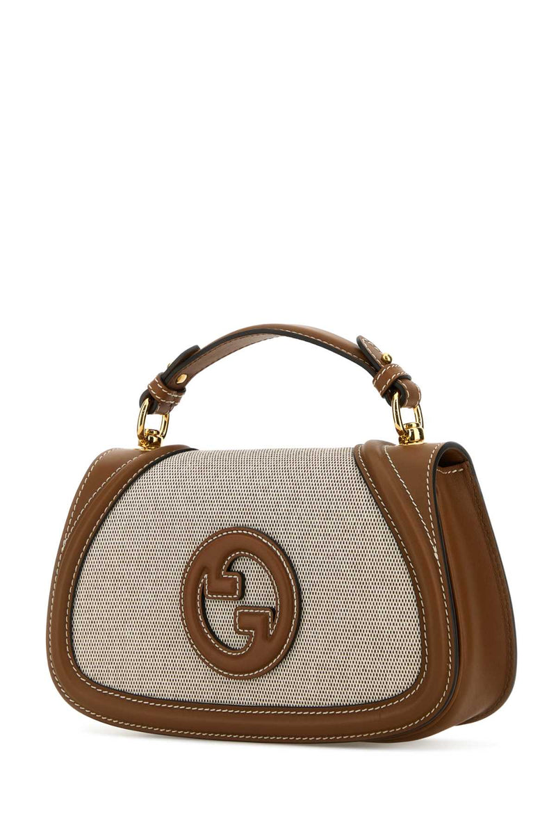 Gucci Blondie Top Handle Bag — Brown
