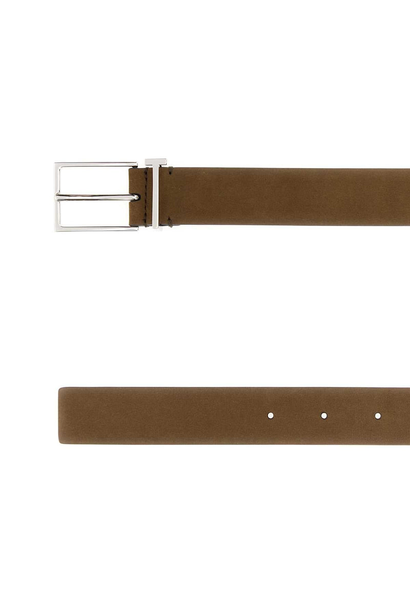 Tom Ford Calf Leather Belt — Brown