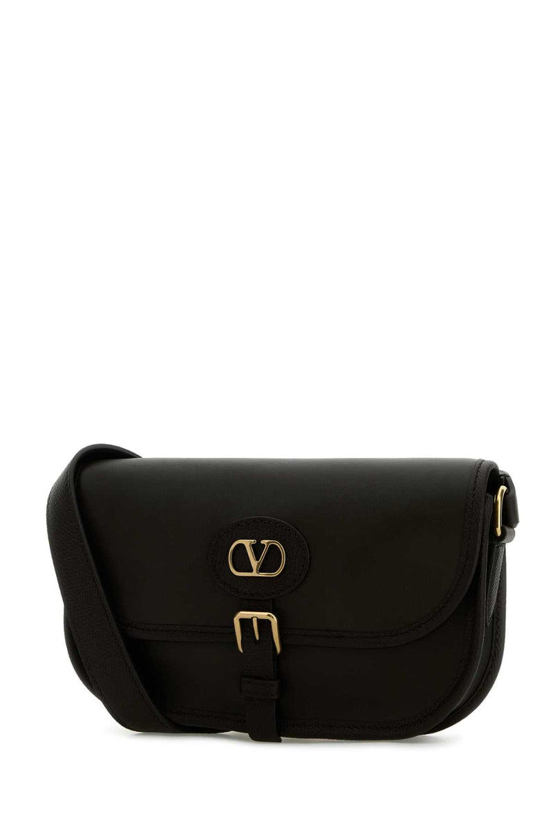 Valentino Garavani Antibes Crossbody Bag — Black Calf Leather - Bos Taurus