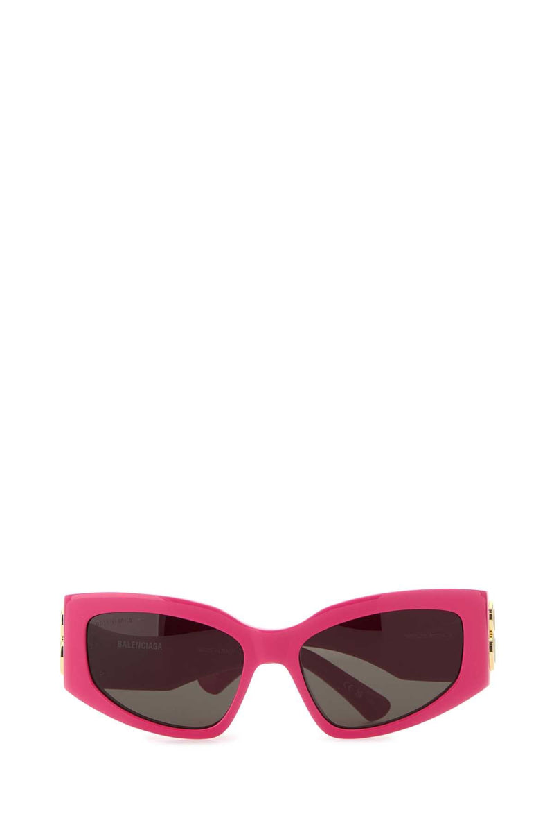 Balenciaga Cat-Eye Acetate Sunglasses — Pink Exterior
