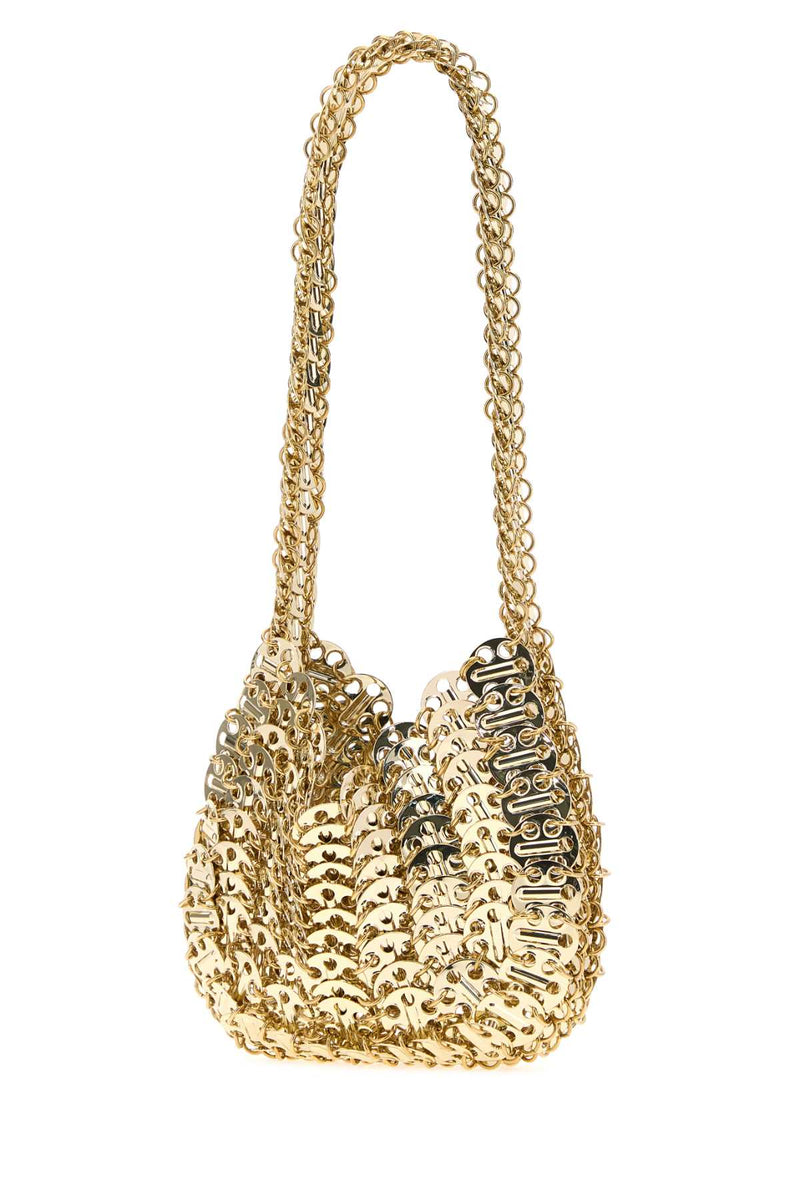 Rabanne Moon Shoulder Bag — Gold